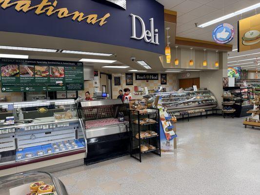 There's a pretty nice deli area near the entrance. Order here many times!