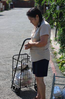Gratitude in motion  each box represents answered prayers made possible through community support and faith in action.