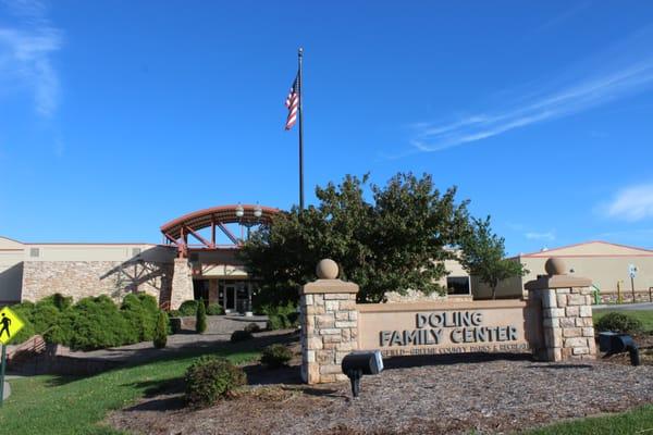 outside view of Doling Family Center