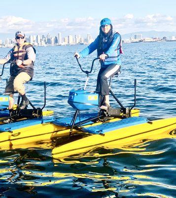 HYDROBIKE  with my FAMILY