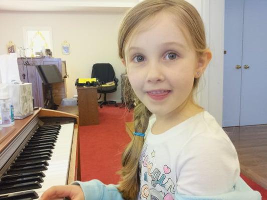 Gabrielle--we spoke French during lessons!