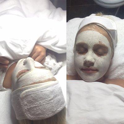 Mini kids express facials!