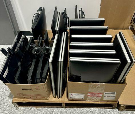 Don't let your old monitors gather dust!  We accept and recycle outdated equipment responsibly.