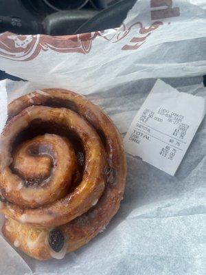 $3.75 and a dozen donut holes $3.00 damn!!