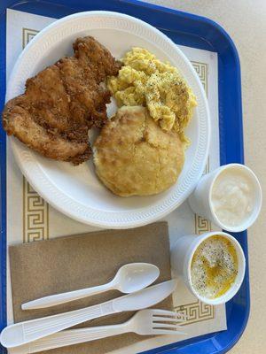 Chicken breakfast platter