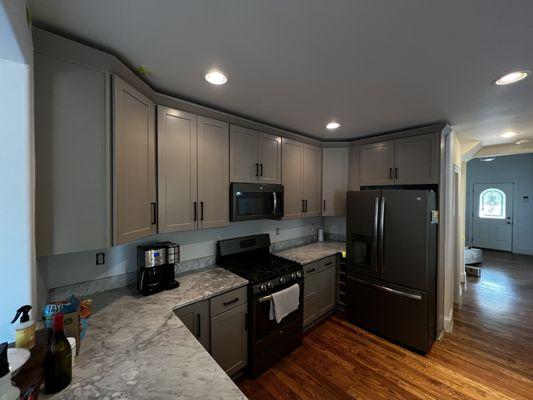 Kitchen cabinet refinish