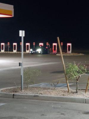 Super clean, plus electric car recharge!