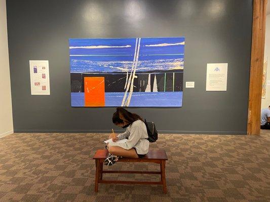 Art Exhibition Field trip! Students visited the ICA (Institute of Contemporary Art) Museum in Downtown San Jose!