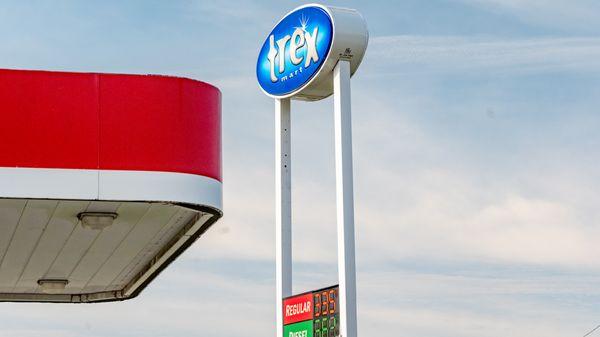 Trex sign in the sky