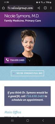 Symons Nicole Leigh MD