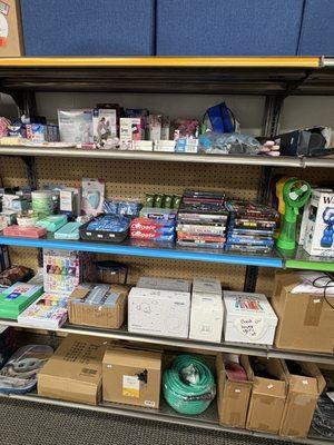 Some items in the store