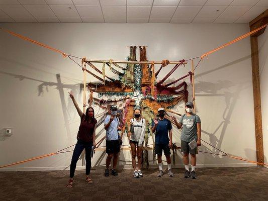 Art Exhibition Field trip! Students visited the ICA (Institute of Contemporary Art) Museum in Downtown San Jose!