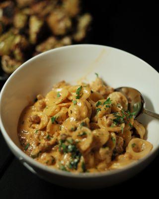 Spicy Vodka Orecchiette