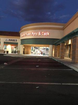 Jones Feed Pets & Tack in the Smith's shopping center by Chase Bank