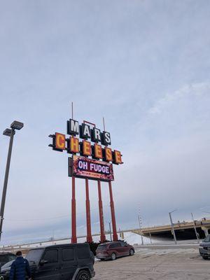 Mars Cheese castle sign
