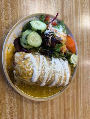 Wet Burrito - Green Salsa