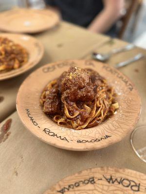 Oxtail pasta