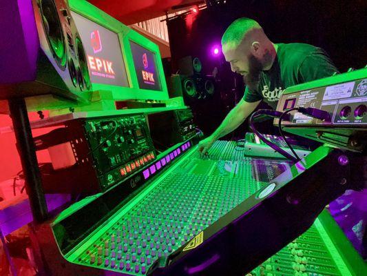 Marcus Money on the boards Mixing and Mastering at Epik Recording Studios Houston