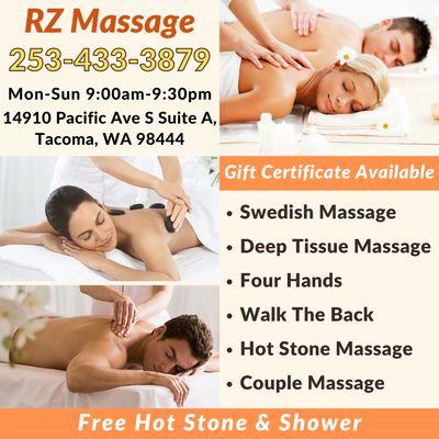 RZ Massage - Asian Spa Tacoma