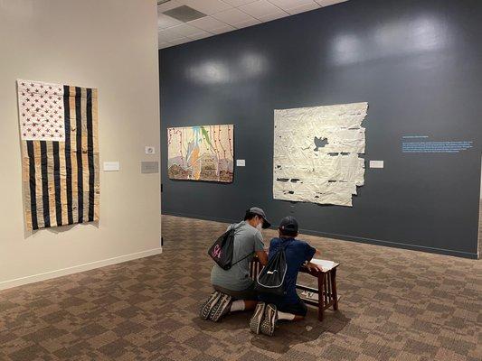 Art Exhibition Field trip! Students visited the ICA (Institute of Contemporary Art) Museum in Downtown San Jose!