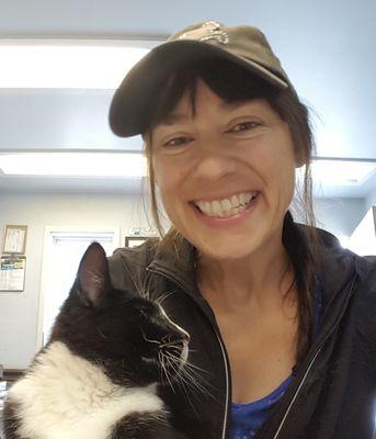 Nancy and Slash kitty