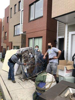 Got it down from 2nd floor