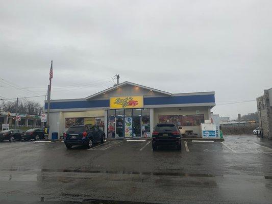 The outside of the building