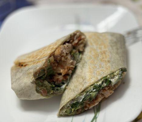 Chicken burrito