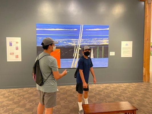 Art Exhibition Field trip! Students visited the ICA (Institute of Contemporary Art) Museum in Downtown San Jose!