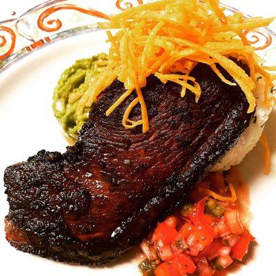 Adobo Rubbed NY Strip