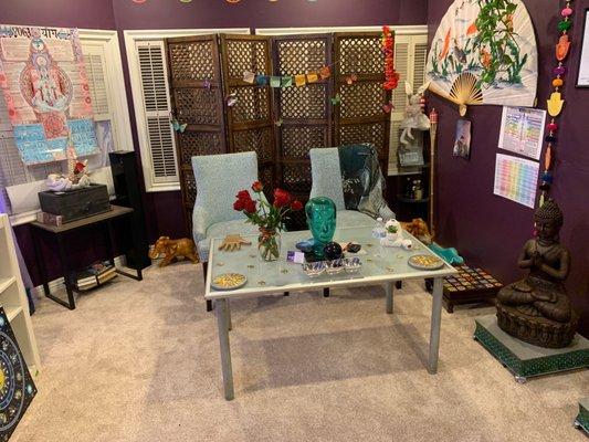 Photo of the place went back in for another reading much thanks to Sandra for letting me take pictures!!!