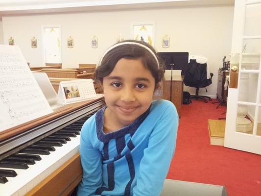 Sia, one of my sweet Indian students