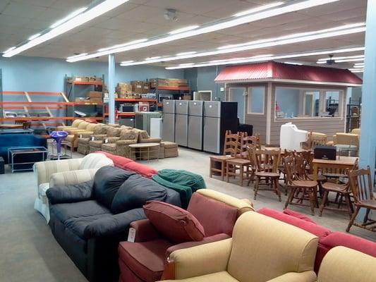 The ReStore sells new and gently used donated household items to the general public at a significant discount.