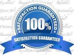 100% Satisfaction Guaranteed on all our Window, Gutter & Pressure Cleaning work.