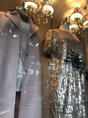 Spiders in the window