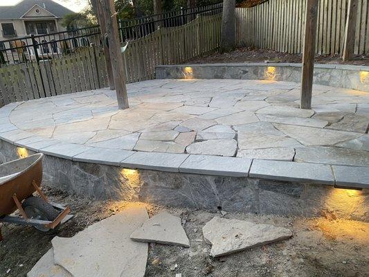 Stone patio