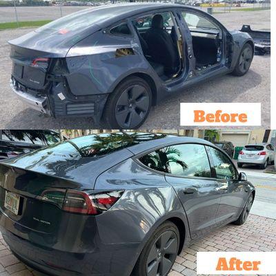 "From damaged to flawless! Total Care Collision brings your car back to life with expert precision."