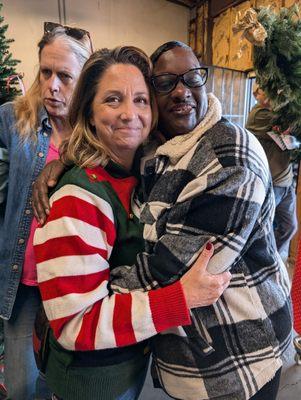 Longtime friends reunited  Many guests have known our team for years -- relationships are what make the Mission different.