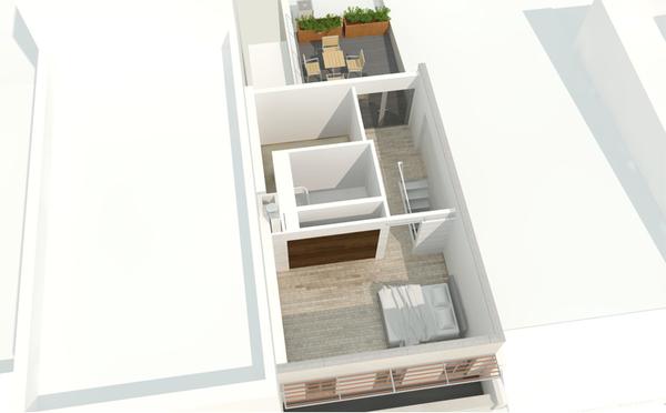 Pop-up addition in Columbia Heights, Washington DC.