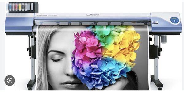 Large format printing.