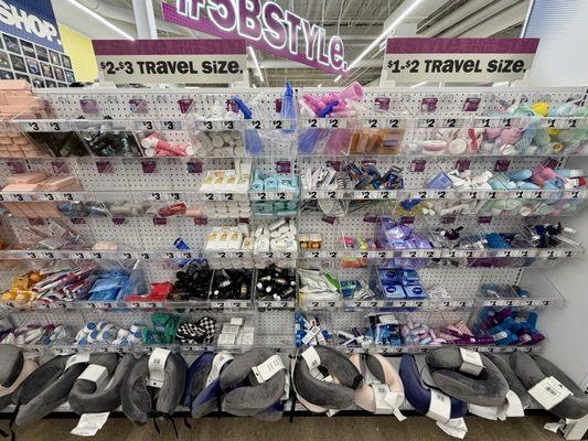 Travel-sized products