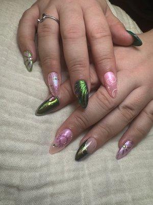Gel X + full complex nail art by Joy
