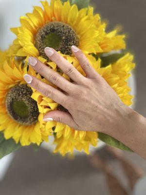 Dip powder manicure and design