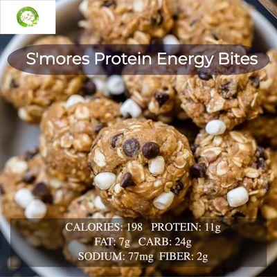 S'Mores Protein Energy Bites