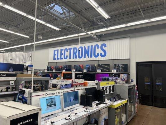 Walmart! Electronic Department! Huge! Great choices! Very Clean!