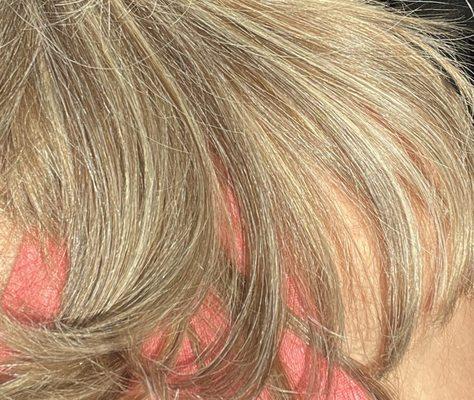 Rich, and all the color is natural. Brought out so much hidden without the highlights.