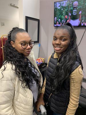 Ponytail updos extensions