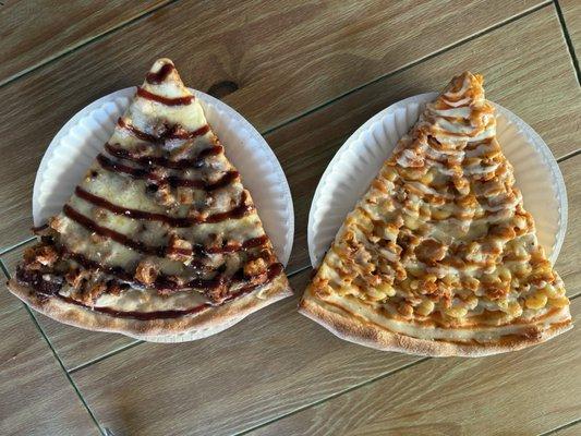 Bbq chicken & buffalo chicken slices