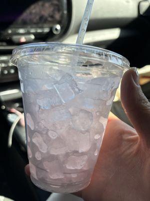 12 oz lotus drink or cup of ice?