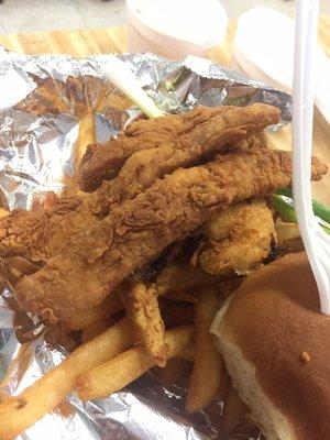 Chicken strips basket